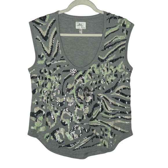 Milly Sequin Tank Top - Picture 3 of 13